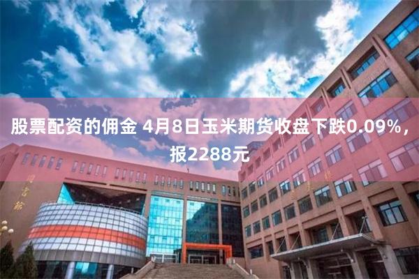 股票配资的佣金 4月8日玉米期货收盘下跌0.09%，报2288元
