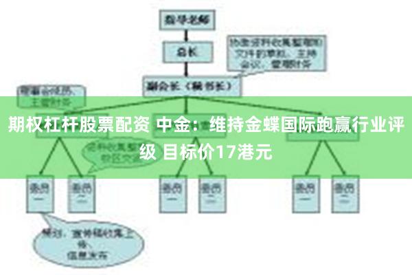 期权杠杆股票配资 中金：维持金蝶国际跑赢行业评级 目标价17港元