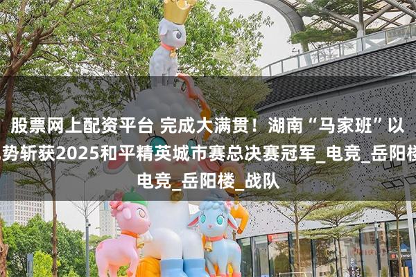 股票网上配资平台 完成大满贯！湖南“马家班”以绝对优势斩获2025和平精英城市赛总决赛冠军_电竞_岳阳楼_战队